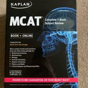 MCAT self study review books